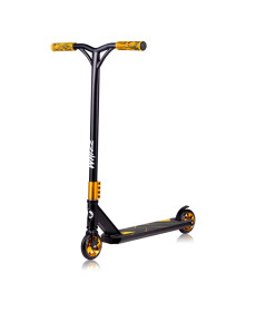 Дитячий самокат Lionelo WHIZZ BLACK CARBON YELLOW