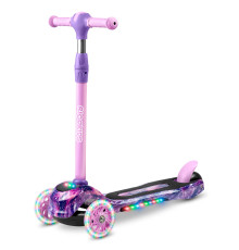 Самокат дитячий триколісний Ricokids Piko рожево-фіолетовий