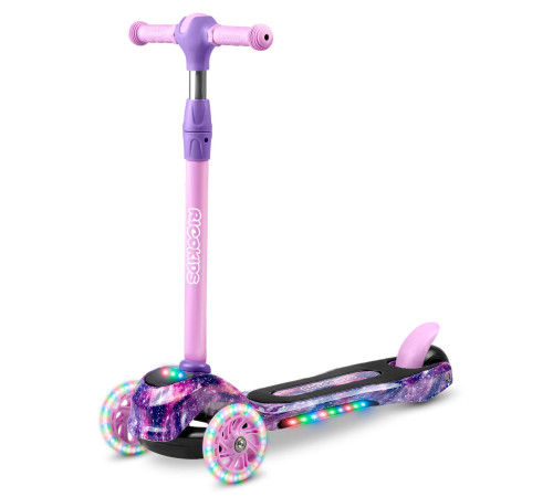 Дитячий самокат триколісний Ricokids Piko рожево-фіолетовий