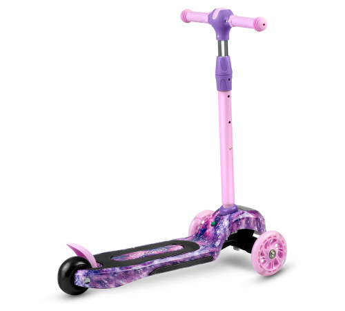 Дитячий самокат триколісний Ricokids Piko рожево-фіолетовий