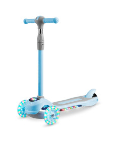 Дитячий самокат триколісний Ricokids Piko блакитний