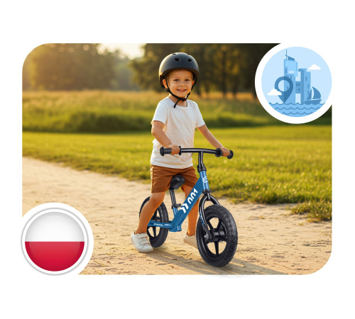 Біговел Ricokids RK-607 12" синій Біговел Ricokids RK-607 12" синій