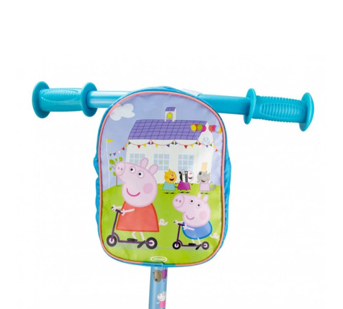 Самокат дитячий триколісний D'Arpèje Свинка Пеппа блакитний