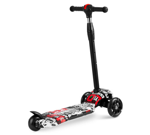 Дитячий самокат триколісний Ricokids Piko чорний