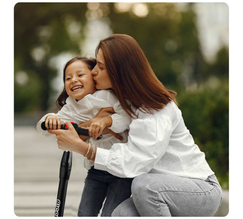 Дитячий самокат триколісний Ricokids Piko чорний