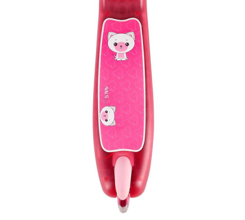 Самокат дитячий триколісний NILS FUN HLB001 рожевий