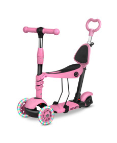 Самокат дитячий триколісний Ricokids Todi рожевий