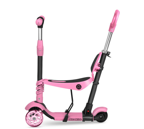 Самокат дитячий триколісний Ricokids Todi рожевий