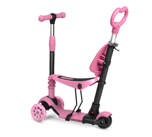 Самокат дитячий триколісний Ricokids Todi рожевий