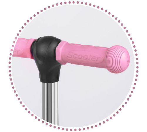 Самокат дитячий триколісний Ricokids Todi рожевий