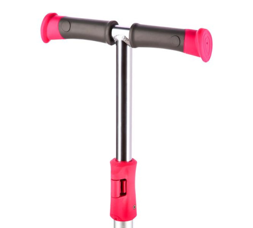 Дитячий самокат триколісний NILS FUN HLB02 рожевий