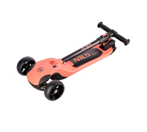 Самокат дитячий триколісний NILS FUN HLB122 рожевий