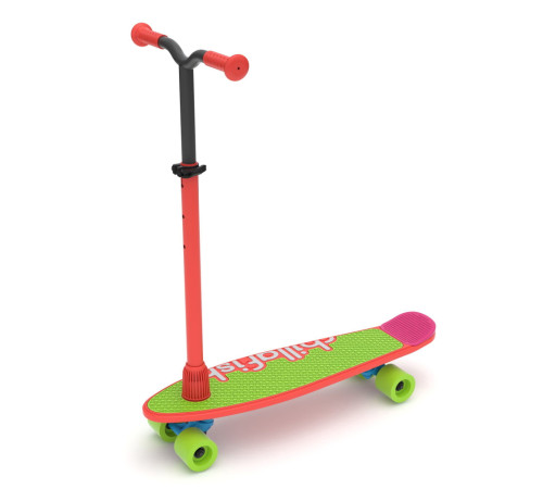 Самокат-скейтборд дитячий Chillafish Skatieskootie 2в1 червоний
