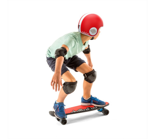 Самокат-скейтборд дитячий Chillafish Skatieskootie 2в1 червоний