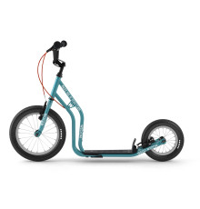  Самокат Yedoo Wzoom New 16/12' з надувними колесами - світло-синій