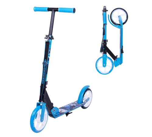 Самокат WORKER Iridio синьо-чорний