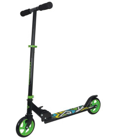 Самокат Schildkröt City Scooter RunAbout 145, чорно-зелений