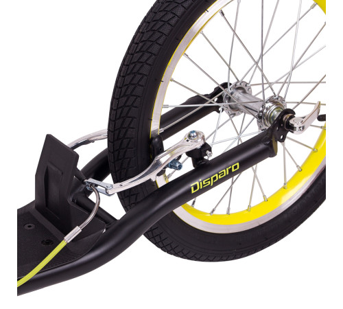 Самокат inSPORTline Disparo V-Brake жовто-чорний