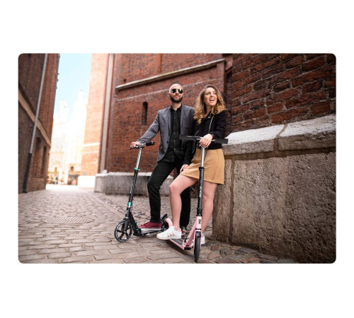 Hulajnoga Soke City czarno - różowa