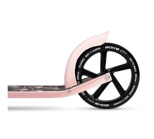 Hulajnoga Soke City czarno - różowa