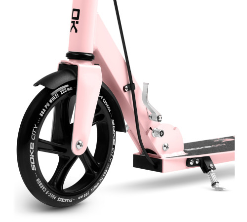 Hulajnoga Soke City czarno - różowa