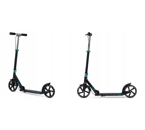 Самокат Soke City 1590 чорно-бірюзовий