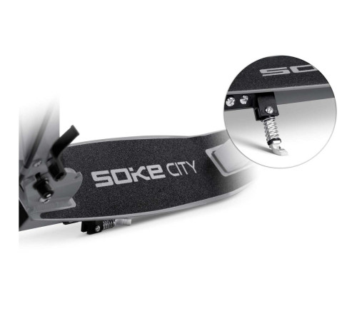 Самокат Soke City 1612 сірий