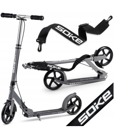 Самокат Soke City 1612 сірий