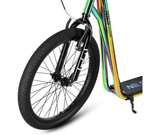 Самокат NILS EXTREME WH10212, різнокольоровий