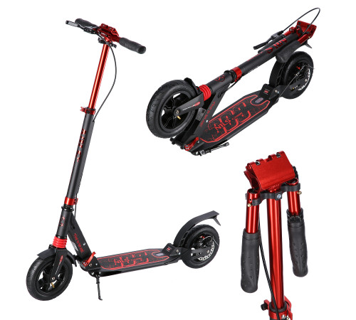 Самокат NILS EXTREME HM209T чорно-червоний