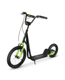 Самокат NILS EXTREME WH10201, чорно-зелений