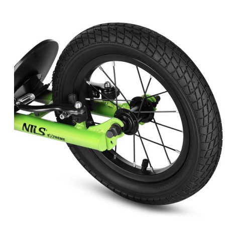 Самокат NILS EXTREME WH10201, чорно-зелений