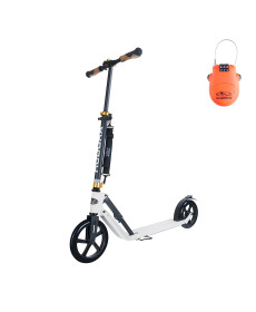 Самокат Hudora BigWheel Style 230, біло-чорний