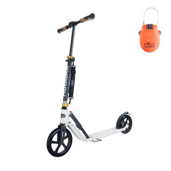 Самокат Hudora BigWheel Style 230, біло-чорний