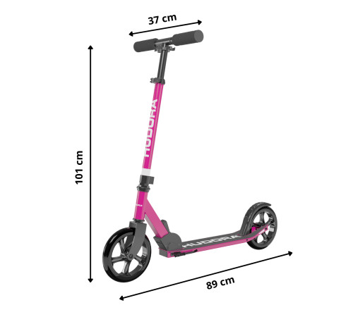 Самокат Hudora BigWheel Start 200, фіолетовий