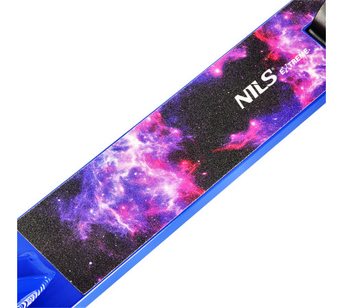 Самокат трюковий NILS EXTREME HS021 SPACE синій