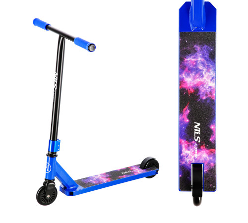 Самокат трюковий NILS EXTREME HS021 SPACE синій
