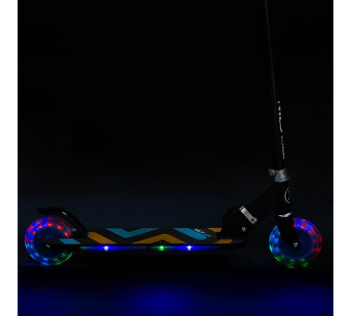 Самокат складний Nils Extreme HD025, чорно-синій