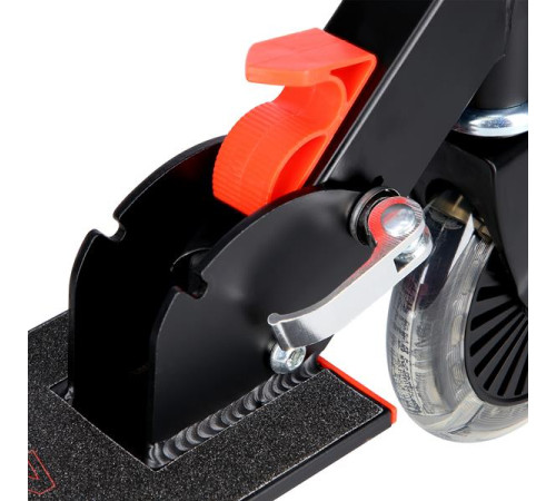 Самокат складний Nils Extreme HD120L, чорно-червоний