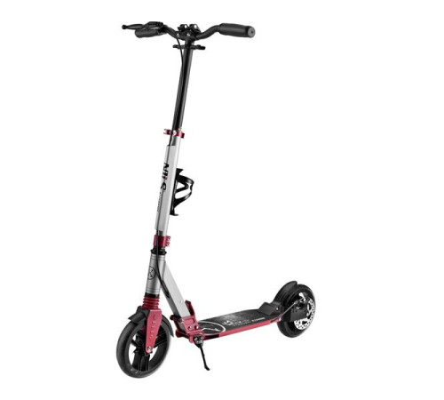 Самокат складний Nils Extreme HM122, сіро-рожевий