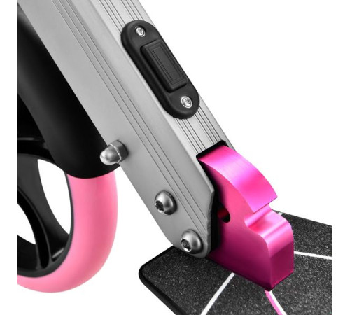 Самокат складний Nils Extreme HM127 сіро-рожевий