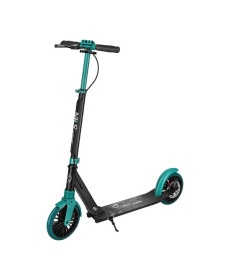 Самокат складний NILS EXTREME HM181T, чорно-зелений