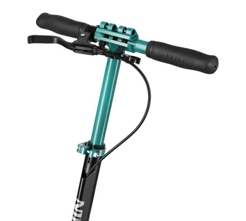 Самокат складний NILS EXTREME HM181T, чорно-зелений