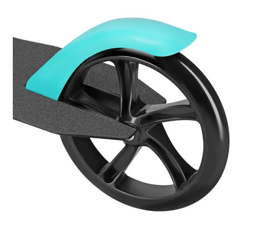 Самокат складний Nils Extreme HM183, чорно-блакитний