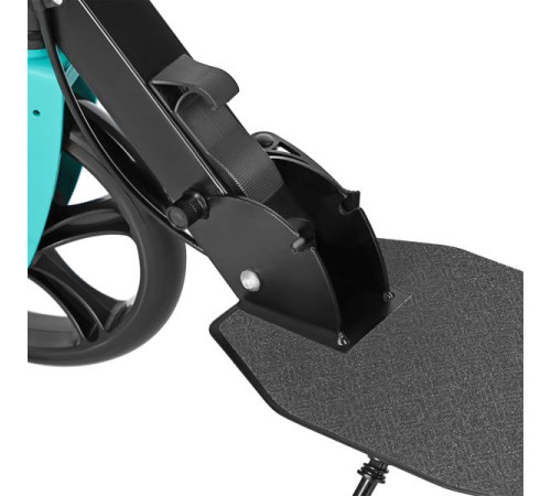 Самокат складний Nils Extreme HM183, чорно-блакитний