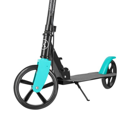 Самокат складний Nils Extreme HM183, чорно-блакитний