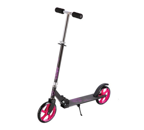 Самокат складний Nils Extreme HM603, чорно-рожевий