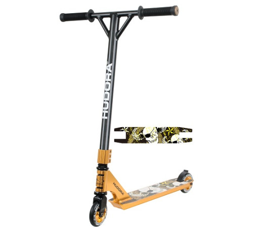 Трюковий самокат HUDORA Stunt XR-25 (14027) золотий Трюковий самокат HUDORA Stunt XR-25 (14027) золотий