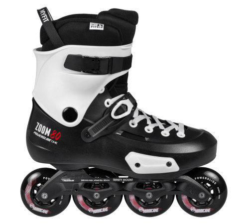 Роликові ковзани Powerslide Zoom Pro Black 80 Trinity 39/40