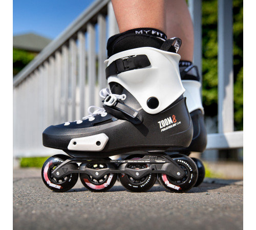 Роликові ковзани Powerslide Zoom Pro Black 80 Trinity 39/40